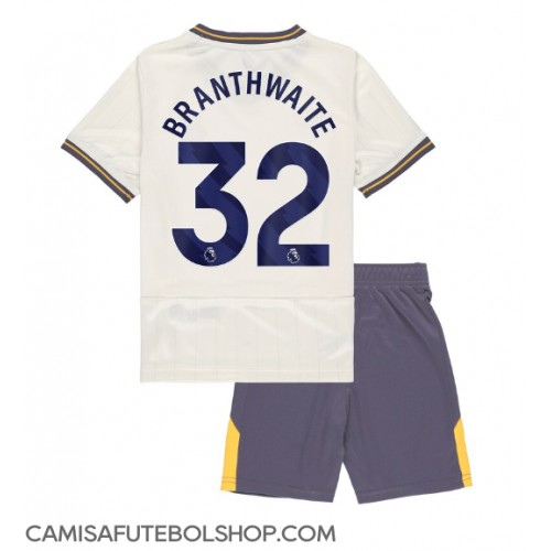 Camisa de time de futebol Everton Jarrad Branthwaite #32 Replicas 3º Equipamento Infantil 2024-25 Manga Curta (+ Calças curtas)